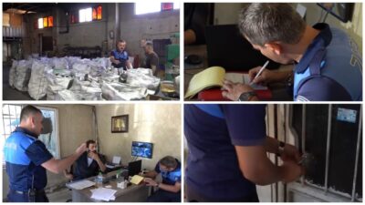 DULKADİROĞLU BELEDİYE ZABITA EKİPLERİ RUHSATSIZ SURİYELİLERİN İŞ YERLERİNİ MÜHÜRLEDİ