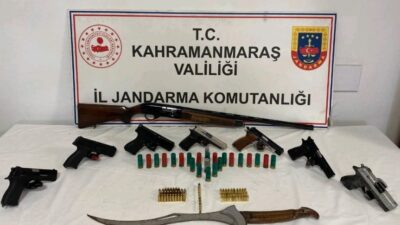 KAVLAKLI MAHALLESİNDE İKAMET ARAMASINDA SİLAH ELE GEÇİRİLDİ