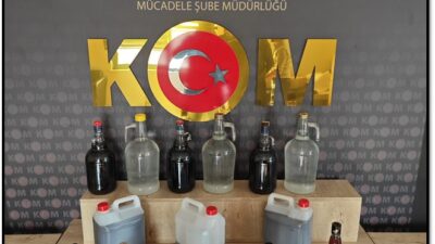 KAÇAK VE SAHTE İÇKİ İMALATÇILARINA KAHRAMANMARAŞ EMNİYETİNDEN OPERASYON