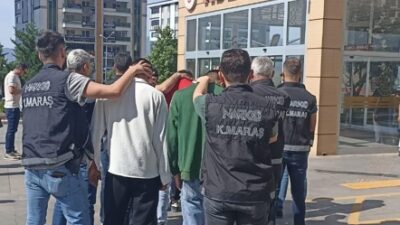 KAHRAMANMARAŞ İL EMNİYET MÜDÜRLÜĞÜ NARKOTİK EKİPLERİ 14 KİŞİYİ TESPİT EDEREK