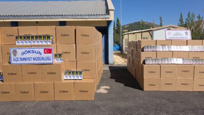 6 MİLYON BOŞ MAKARON YAKALANDI