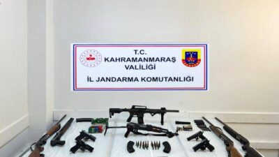 KAHRAMANMARAŞ İL JANDARMA KOMUTANLIĞI KÜÇÜK BİR CEPHANELİK ELE GEÇİRDİ