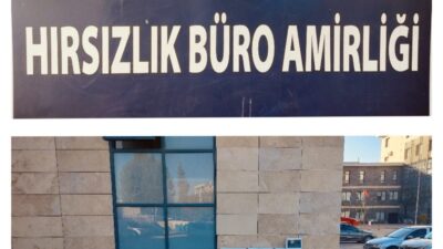 ASAYİŞ ŞUBE EKİPLERİ HIRSIZLARI YAPTIĞI ÇALIŞMAYLA YAKALADI