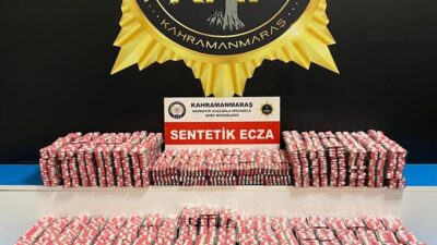 32.928 ADET REÇETE DAHİLİNDE VERİLEN HAP YAKALANDI, 2 KİŞİ TUTUKLANDI