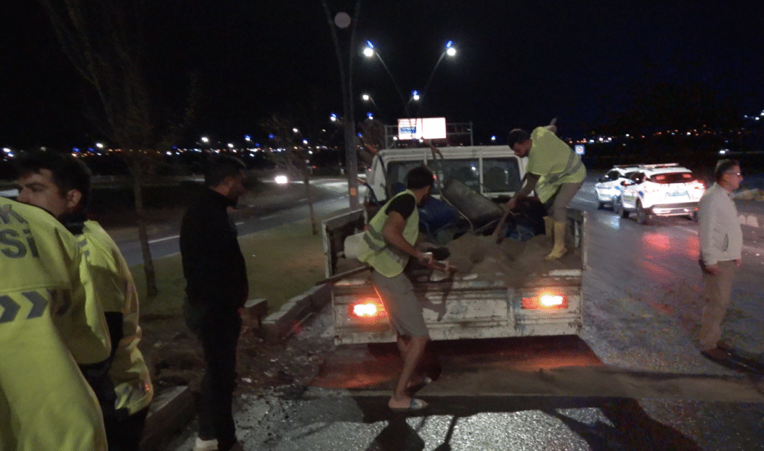 BİRÇOK ARAÇ ZARAR GÖRDÜ