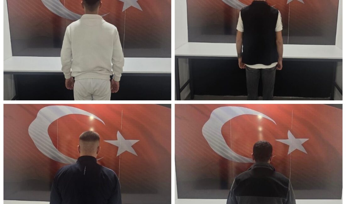 YAKALANAN 4 KİŞİDEN ATEŞ EDEN 2 KİŞİ TUTUKLANDI