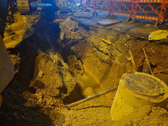 ALTYAPI ÇALIŞMASI VATANDAŞ'A GİNA ETTİRDİ