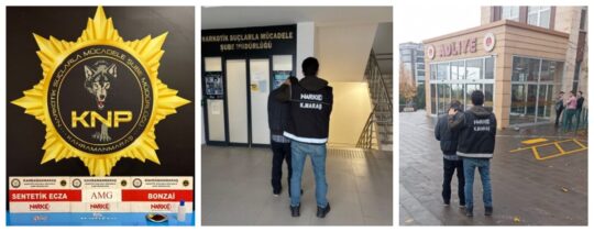 Kahramanmaraş Narkotik Suçlarla Mücadele Şube görevlilerince 08.12.2025 tarihinde suçüstü yakalanan