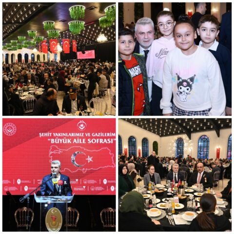 Ramazan ayının ilk iftarında şehit aileleri ve gazilerle bir araya