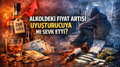 Vatandaşlardan alınan bilgiye göre yüksek alkol fiyatları ucuz madde kullanımına