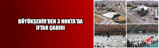 Büyükşehir Belediyesi, şehir merkezinde Milli