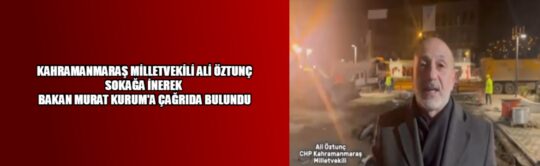 5 Ocak’ta Kahramanmaraş’a gelecek olan