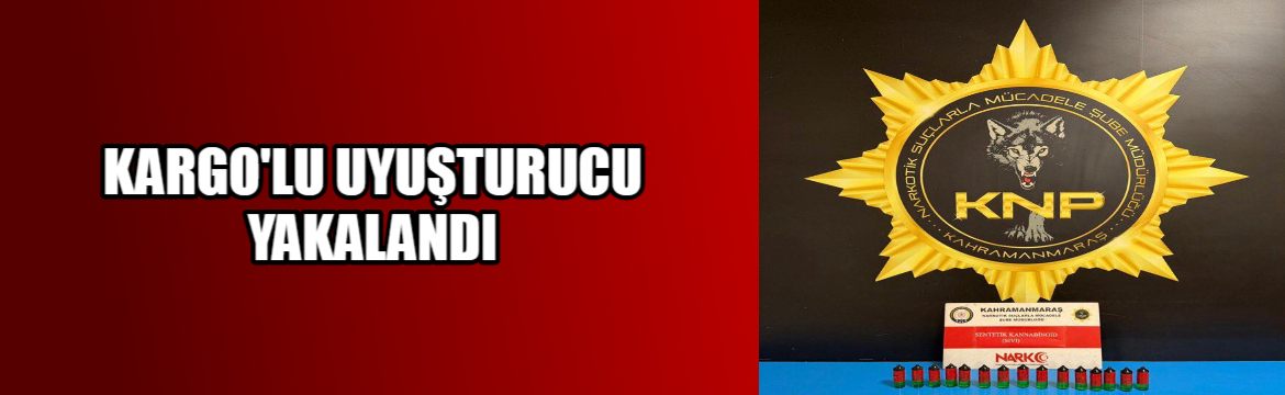 Kahramanmaraş’ta Kargoyla Uyuşturucu Getiren Şahıs