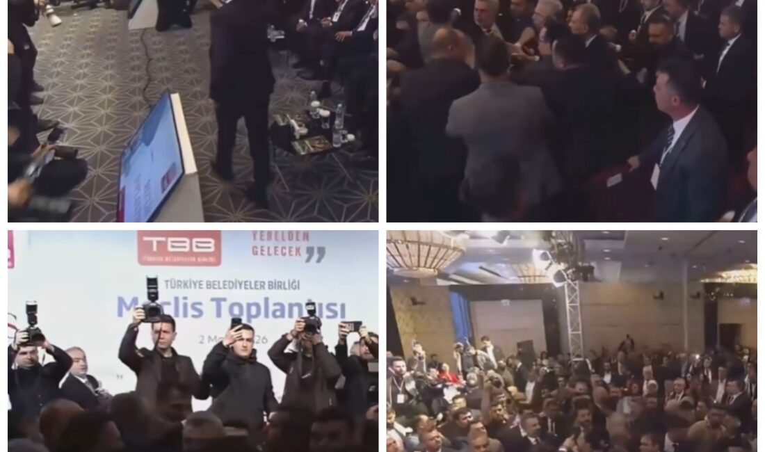 Türkiye Belediyeler Birliği toplantısında gerginlik: Fırat Görgel ayağa kalkarak tepki