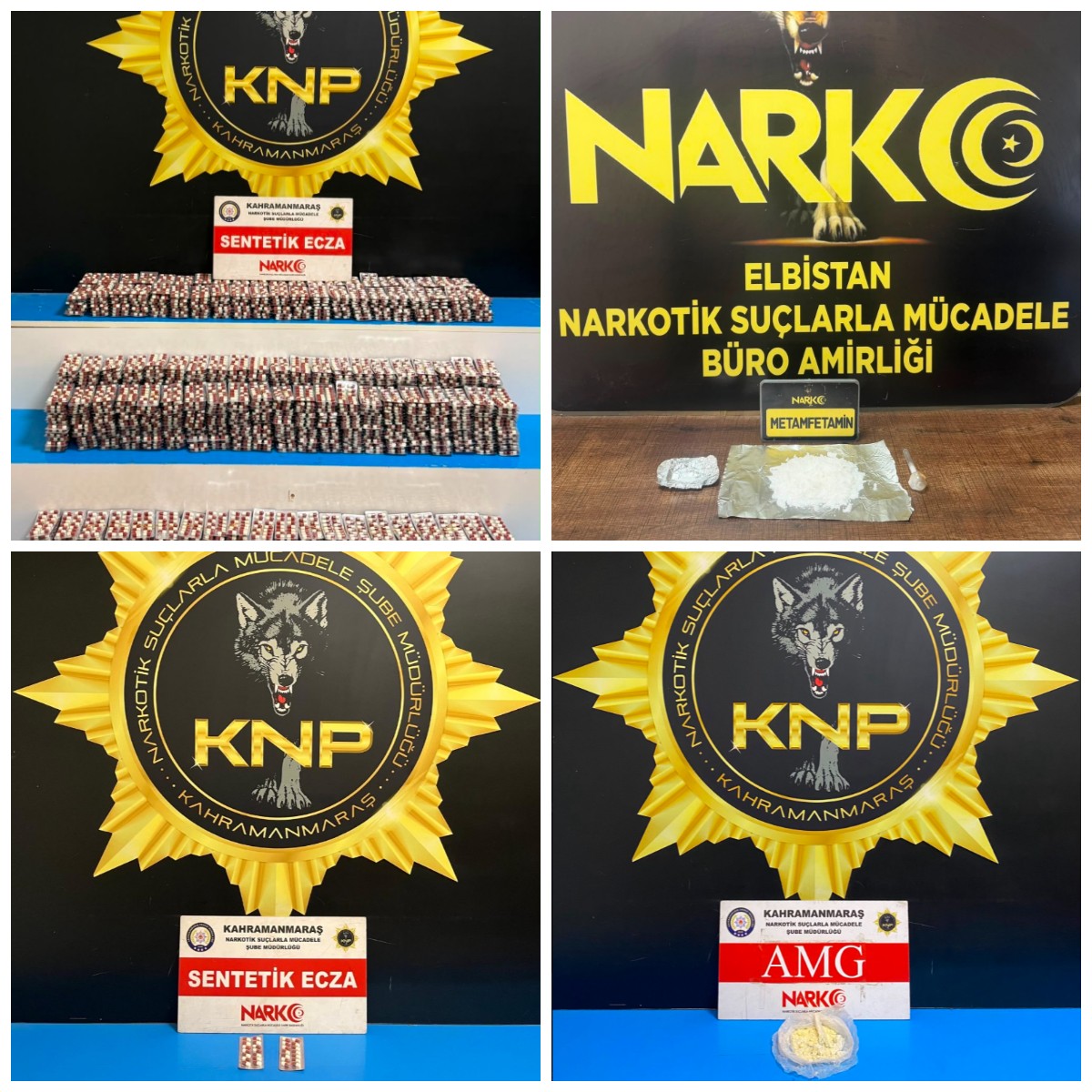 Kahramanmaraş Narkotik Suçlarla Mücadele Şube Müdürlüğü görevlilerince 28-29-30 Temmuz 2026