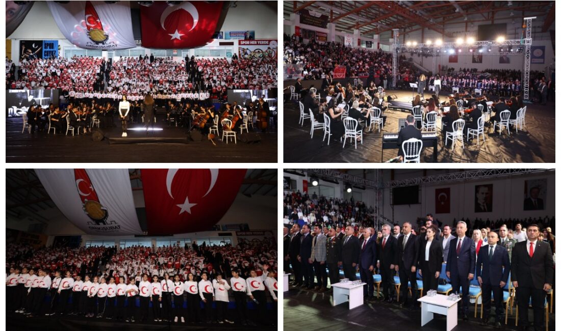 Kahramanmaraş’ta 1300 Öğrenciyle Muhteşem Cumhuriyet Coşkusu: “Cumhuriyet’in 1000 Sesi” Sahne