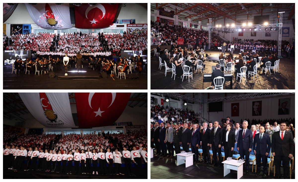 Kahramanmaraş’ta 1300 Öğrenciyle Muhteşem Cumhuriyet Coşkusu: “Cumhuriyet’in 1000 Sesi” Sahne